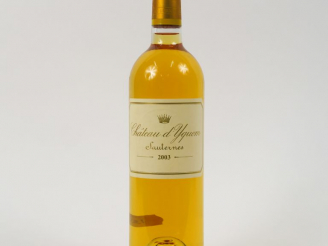 Vente aux enchères 1 BOUTEILLE CHÂTEAU D'YQUEM 1er CCS SAUTERNES - 2003