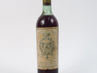 Vente aux enchères 1 BOUTEILLE CHÂTEAU GRUAUD LAROSE GCC ST JULIEN - 1943 - HEP/ELF