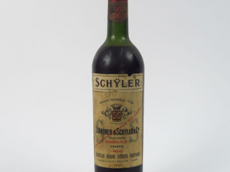 Vente aux enchères 1 BOUTEILLE CHÂTEAU GRAND CORBIN DESPAGNE ST EMILION SCHYLER - 1945 - 