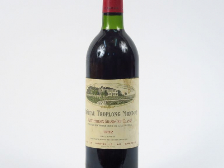 1 BOUTEILLE CHÂTEAU TROPLONG MONDOT GCC ST EMILION - 1982 - BG