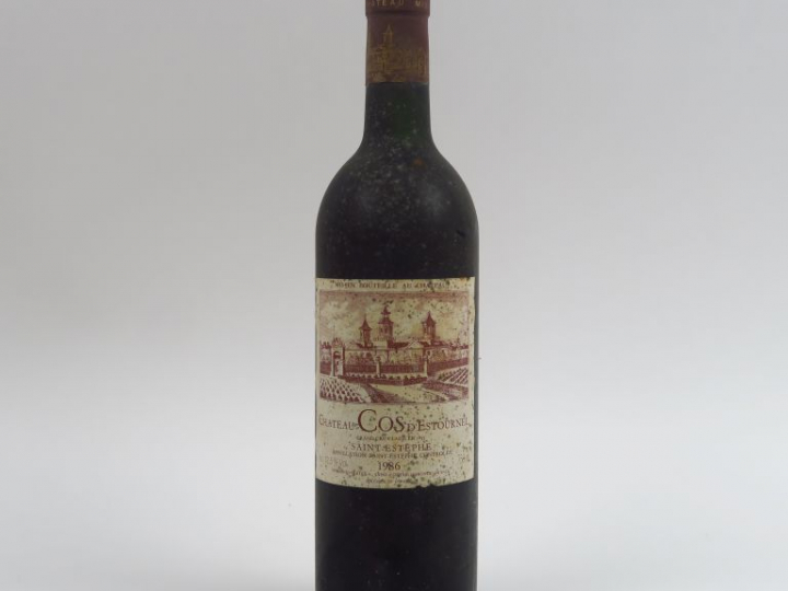 1 BOUTEILLE CHÂTEAU COS D'ESTOURNEL GCC ST ESTEPHE - 1986 - BG/ELF