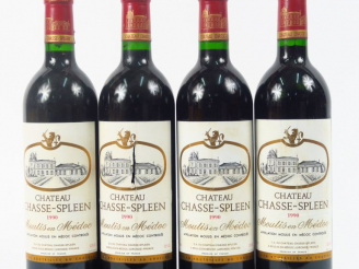 Vente aux enchères 4 BOUTEILLES CHÂTEAU CHASSE SPLEEN MOULIS - 1990 - 1 ELD