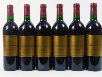 Vente aux enchères 6 BOUTEILLES CHÂTEAU NOTTON MARGAUX - 1990 - CBO