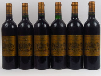 Vente aux enchères 6 BOUTEILLES CHÂTEAU D'ISSAN GGC MARGAUX - 1990 - 1 BG