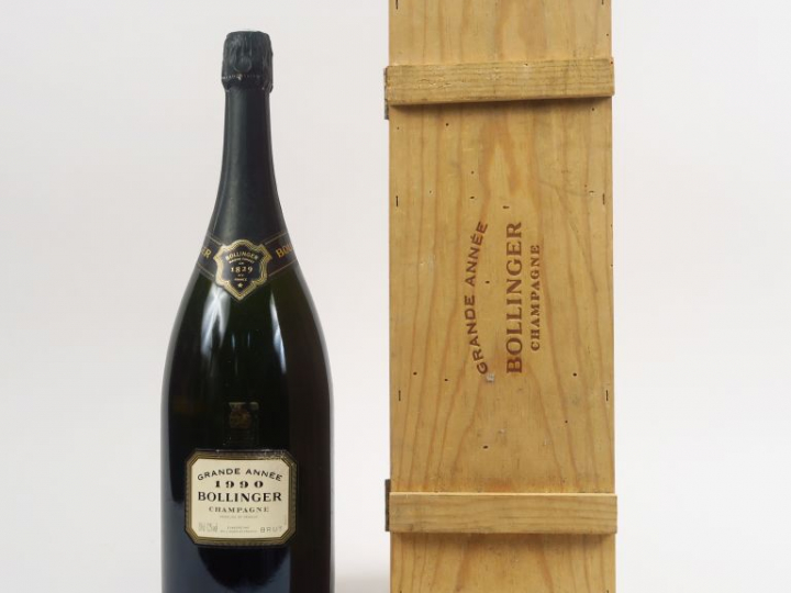 1 MAGNUM CHAMPAGNE BOLLINGER 'GRANDE ANNEE' - 1990 - COFFRET