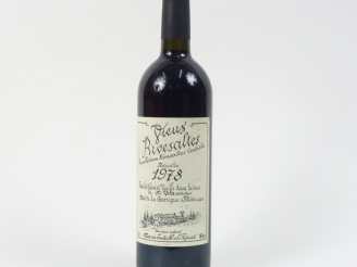 Vente aux enchères 1 BOUTEILLE VIEUX RIVESALTES M. VILA - 1978