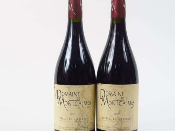 2 BOUTEILLES DOMAINE DE MONTCALMES COTEAUX DU LANGUEDOC - 1 de 2001/1 