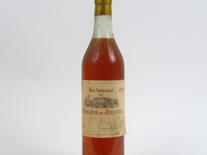 1 BOUTEILLE BAS ARMAGNAC DOMAINE DE JOUANDA 47 ° - 1972 - MISE : 06/19