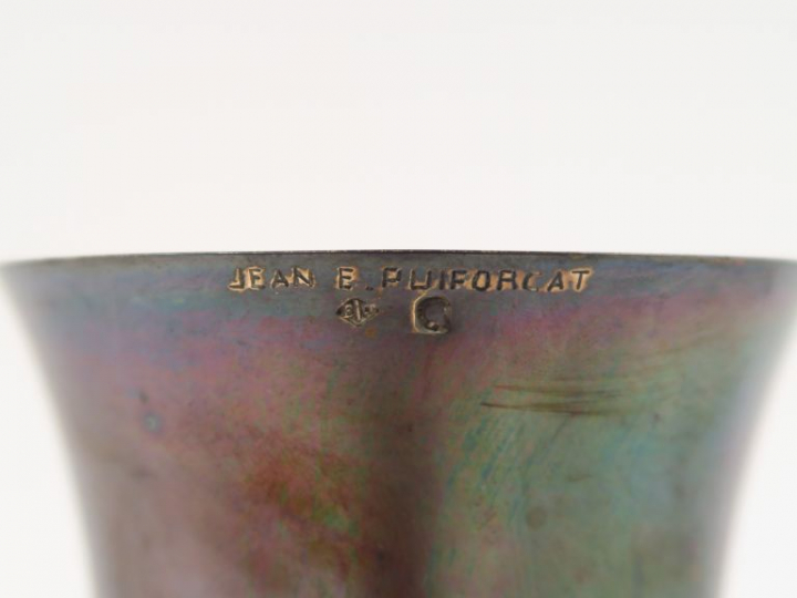Coupe du "Prix du Cotentin 1938" en argent, poinçon Minerve.  M.O : Je