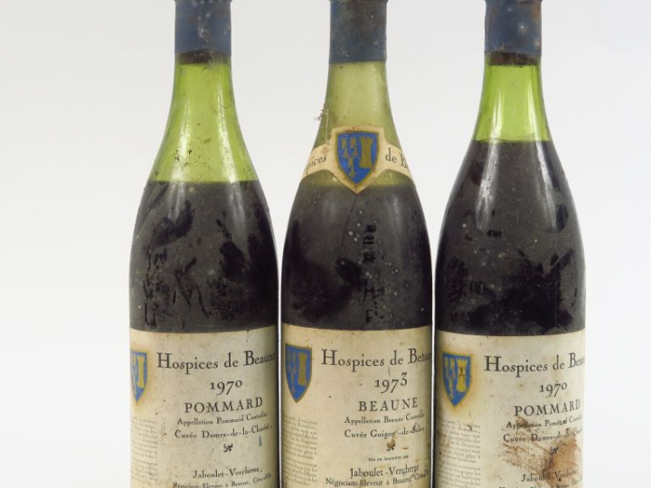 3 BOUTEILLES HOSPICES DE BEAUNE : 2 POMMARD 'CUVEE DAME DE LA CHARITE'