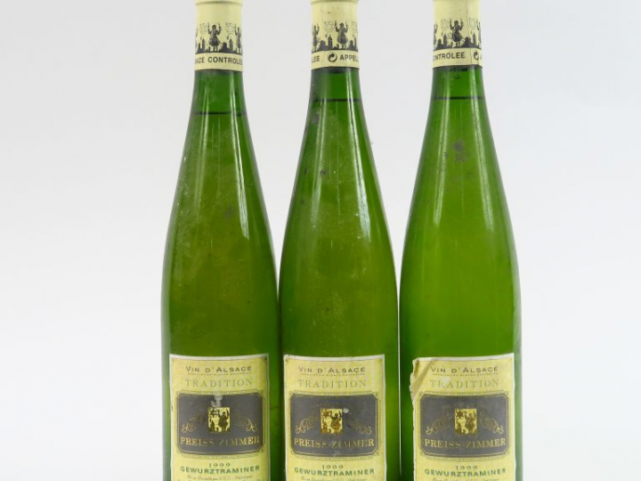 3 BOUTEILLES GEWURZTRAMINER 'TRADITION' PREISS ZIMMER - 1999