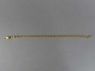 Vente aux enchères Gourmette en or jaune.  Poids. 9,27 g