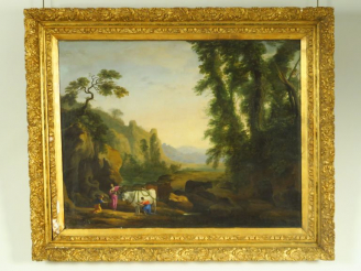 Vente aux enchères Herman Van SWANEVELT (Attribué à) (1600 - 1655) "Zeus paré par Europe"