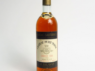 Vente aux enchères 1 BOUTEILLE CHÂTEAU PETIT MAYNE GC SAUTERNES - 1978 - BG