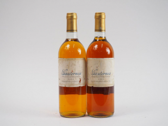 Vente aux enchères 2 BOUTEILLES SAUTERNES - 1993