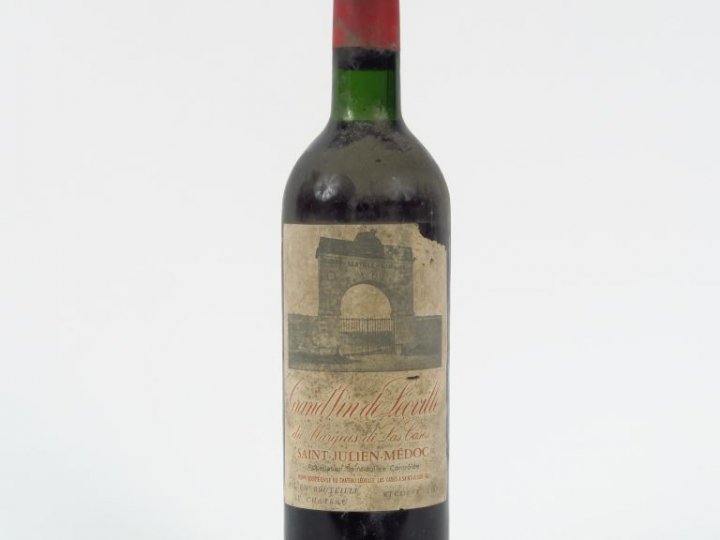 1 BOUTEILLE CHÂTEAU LEOVILLE LAS CASES GCC ST JULIEN - 1960 - BG/ELD/E