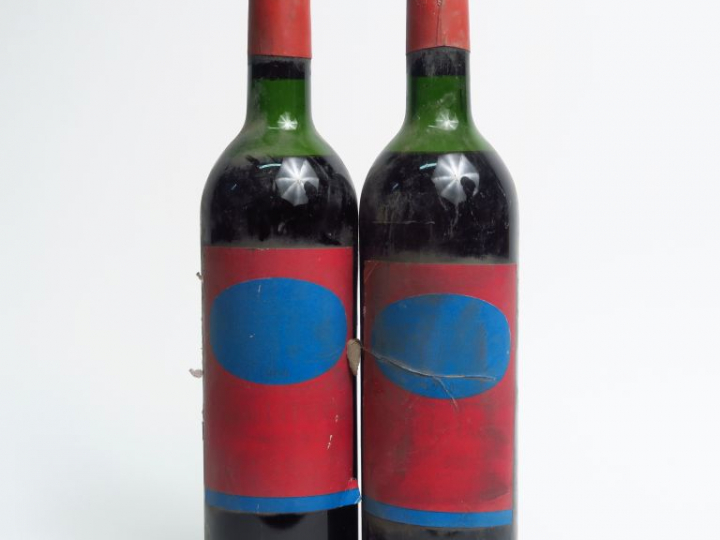 2 BOUTEILLES CHÂTEAU LA LAGUNE GCC HAUT MEDOC - 1960 - MEP/EF