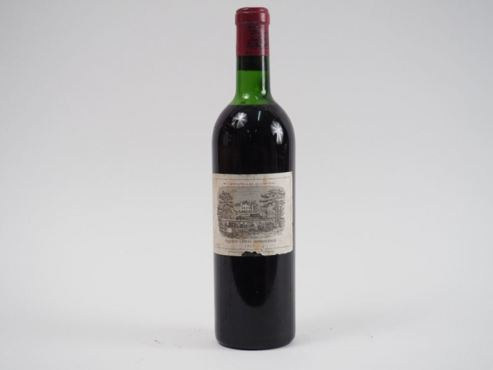 1 BOUTEILLE CHÂTEAU LAFITE ROTHSCHILD 1er GCC PAUILLAC - 1969 - HEP/ED