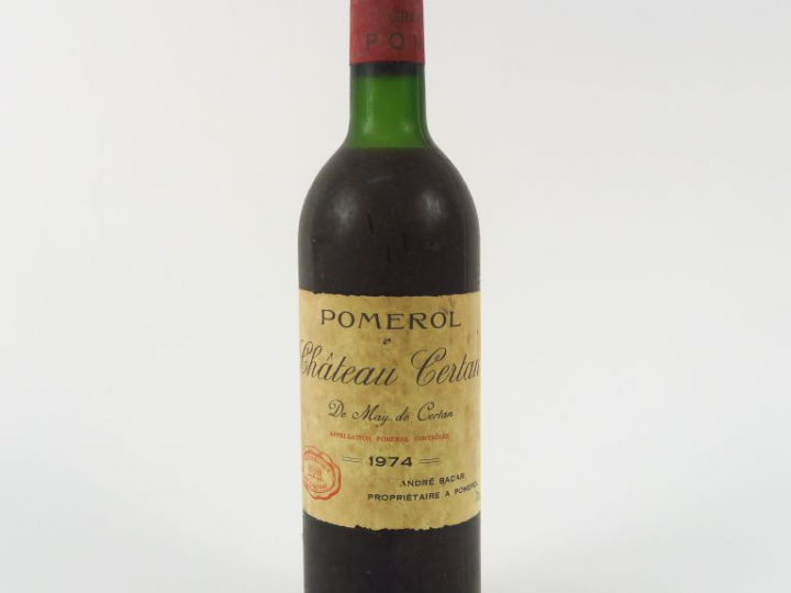 1 BOUTEILLE CHÂTEAU CERTAN POMEROL - 1974 - HEP+