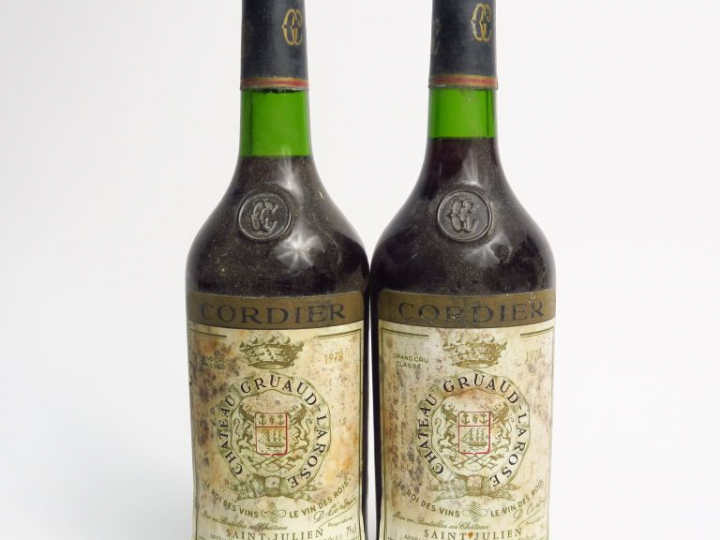 2 BOUTEILLES CHÂTEAU GRUAUD LAROSE GCC ST JULIEN - 1978 - ELF