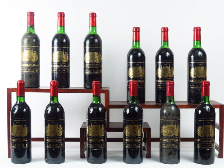 12 BOUTEILLES CHÂTEAU PALMER GCC MARGAUX - 1983 - CBO - 1 BG-BOUCHON P