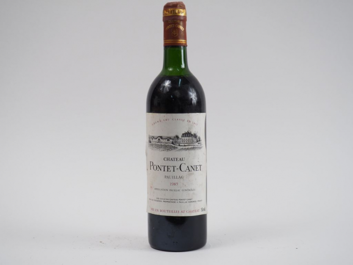 1 BOUTEILLE CHÂTEAU PONTET GCC PAUILLAC - 1985 - HEP/CAPS CORRODEE