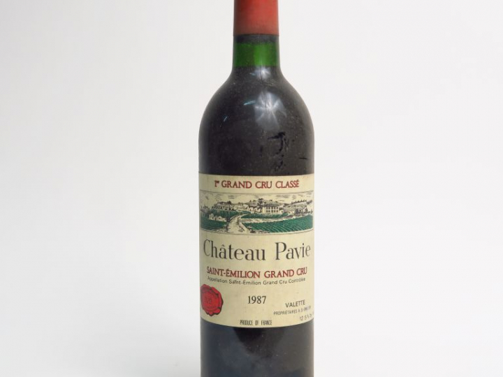 1 BOUTEILLE CHÂTEAU PAVIE 1er GCC ST EMILION - 1987 - BG