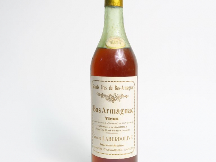 1 BOUTEILLE BAS ARMAGNAC DOMAINE DE JAURREY GERARD LABERDOLIVE - 1954
