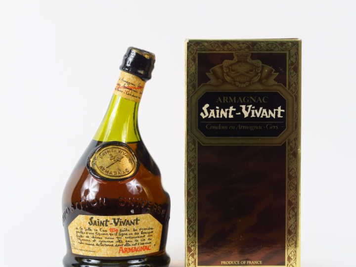 1 BOUTEILLE ARMAGNAC ST VIVANT - COFFRET