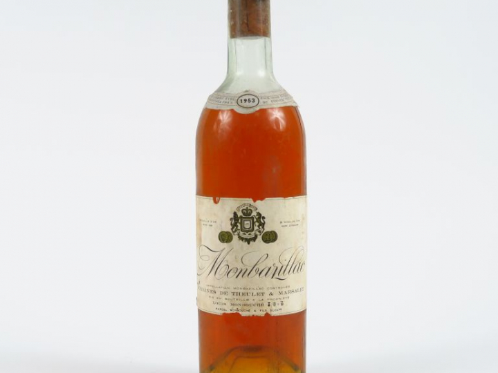 1 BOUTEILLE MONBAZILLAC DOMAINES DE THIEULET et MARSALET - 1953 - BEP/