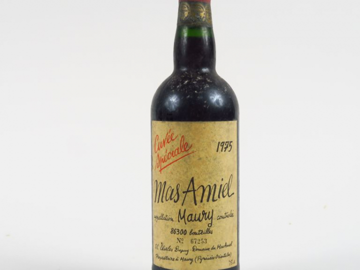 1 BOUTEILLE MAURY MAS AMIEL 'CUVEE SPECIALE' CH. DUPUY - 1975