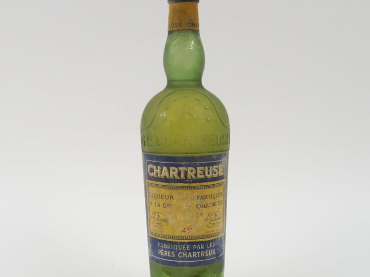 1 BOUTEILLE CHARTREUSE JAUNE - PERIODE 1956/1964 - BG+