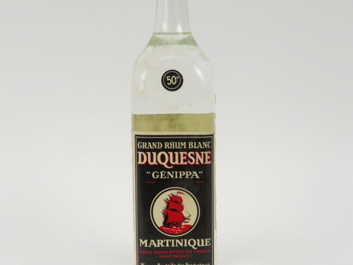 1 BOUTEILLE GRAND RHUM BLANC 'GENIPPA' DUQUESNE 50°