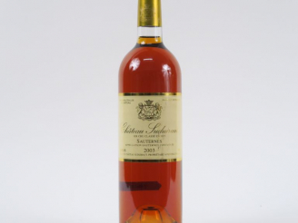 Vente aux enchères 1 BOUTEILLE CHÂTEAU SUDUIRAUT 1er CC SAUTERNES - 2003