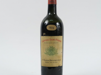 Vente aux enchères 1 BOUTEILLE CHÂTEAU SAINT PIERRE GCC ST JULIEN - 1934 - BEP