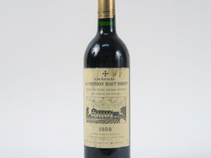1 BOUTEILLE CHÂTEAU LA MISSION HAUT BRION GCC GRAVES - 1988 - ETLA