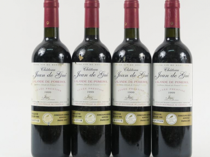 4 BOUTEILLES CHÂTEAU JEAN DE GUE 'CUVEE PRESTIGE' LALANDE DE POMEROL -