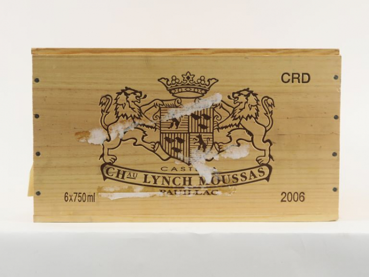 6 BOUTEILLES CHÂTEAU LYNCH MOUSSAS PAUILLAC - 2006 - CBO