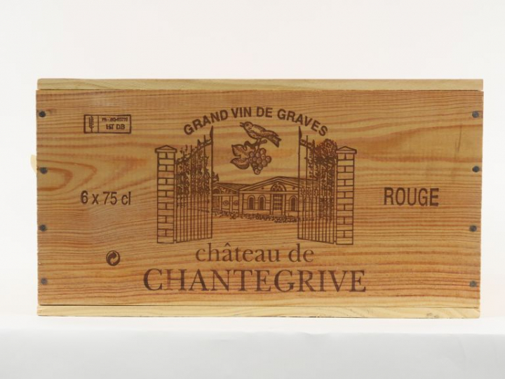 6 BOUTEILLES CHÂTEAU CHANTEGRIVE GRAVES - 2008 - CBO