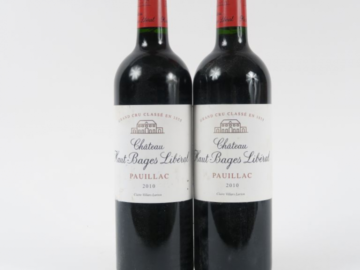 2 BOUTEILLES CHÂTEAU HAUT BAGES LIBERAL GCC PAUILLAC - 2010