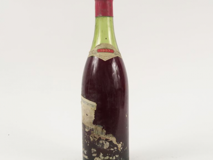 1 BOUTEILLE CHAMBOLLE MUSIGNY J. HENRY REMY - 1957 - 7 CM/EA