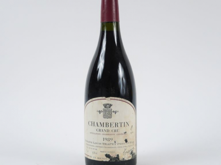 1 BOUTEILLE CHAMBERTIN GC DOMAINE L. TRAPET - 1989 - ELA