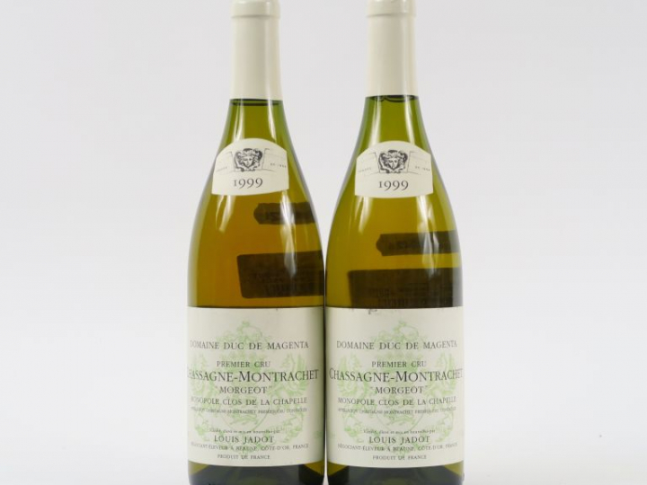 2 BOUTEILLES CHASSAGNE MONTRACHET 1er CRU DUC DE MAGENTA L. JADOT - 19
