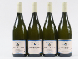 Vente aux enchères 4 BOUTEILLES CORTON CHARLEMAGNE GC H. CLERC - 2009