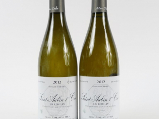 Vente aux enchères 2 BOUTEILLES SAINT AUBIN 1er CRU 'EN REMILLY' M. COLIN - 2012