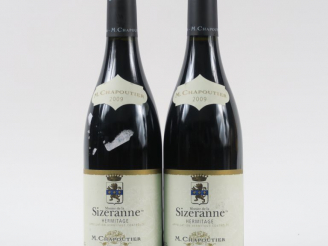 Vente aux enchères 2 BOUTEILLES HERMITAGE MONIER DE LA SIZERANNE M. CHAPOUTIER - 2009