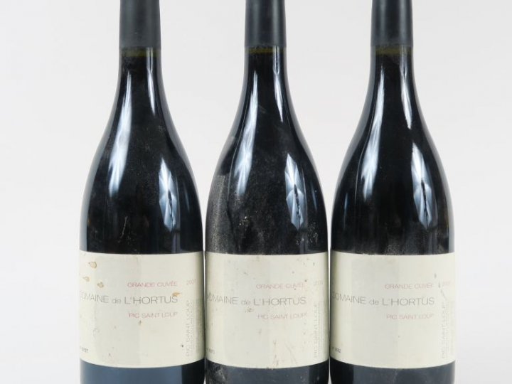 3 BOUTEILLES DOMAINE DE L'HORTUS 'GRANDE CUVEE' PIC ST LOUP - 2 de 200