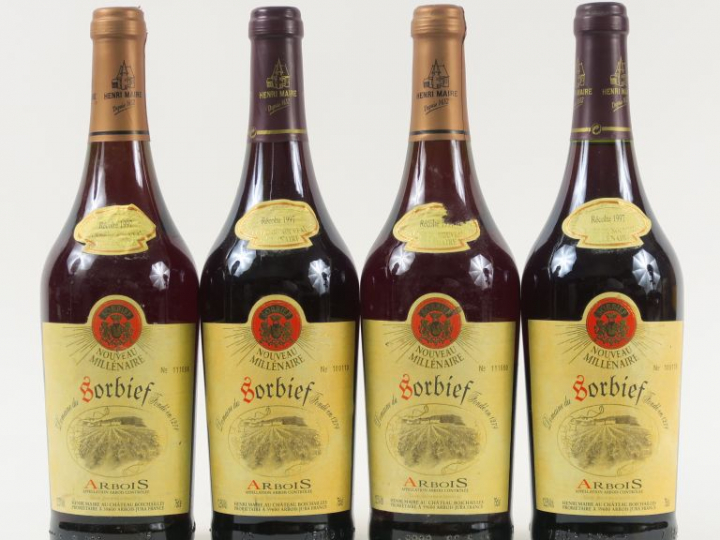 4 BOUTEILLES ARBOIS 'SORBIEF' H. MAIRE - 1997