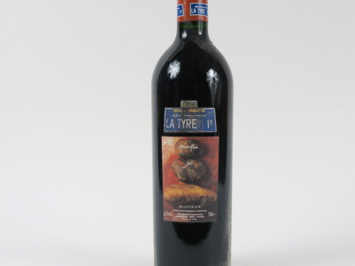 1 BOUTEILLE CHÂTEAU MONTUS 'LA TYRE' MADIRAN - 2001 - COFFRET