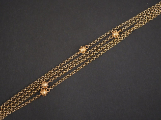 Vente aux enchères Giletière en or jaune, à décor de petites boules.  Poids. 21,08 g On y